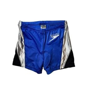 Vintage SPEEDO Jammers Swimsuit Mens Medium Blue Silver